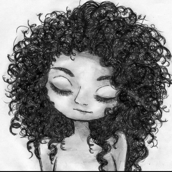 Мультяшные кудрявые девочки