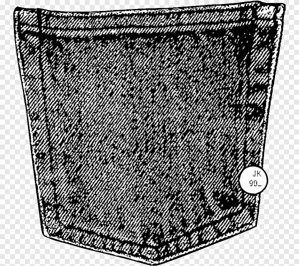 Карман на прозрачном фоне