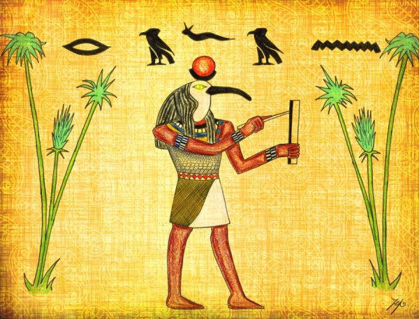 Тростник Папирус в древнем Египте