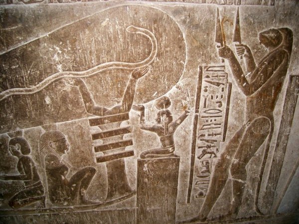 Древнеегипетские фрески пришельцы