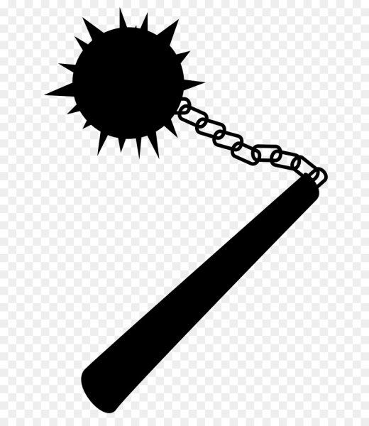 Булава на белом фоне