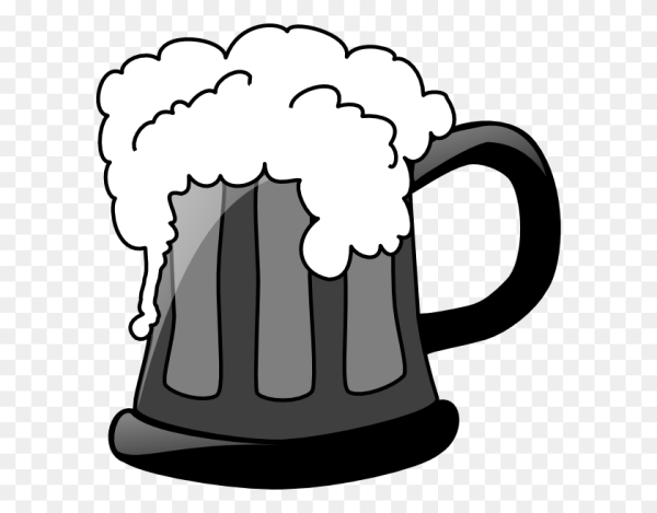 Кружка пива рисованная