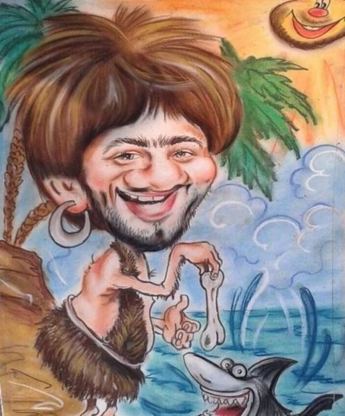 Дружеский шарж Михаил Галустян