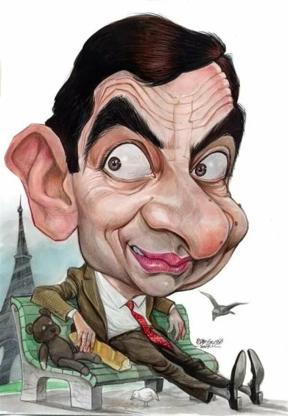 Сатирический портрет легкий