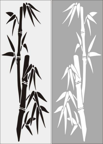 Бамбук силуэт