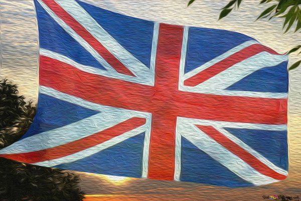 Флаг британской антарктической территории