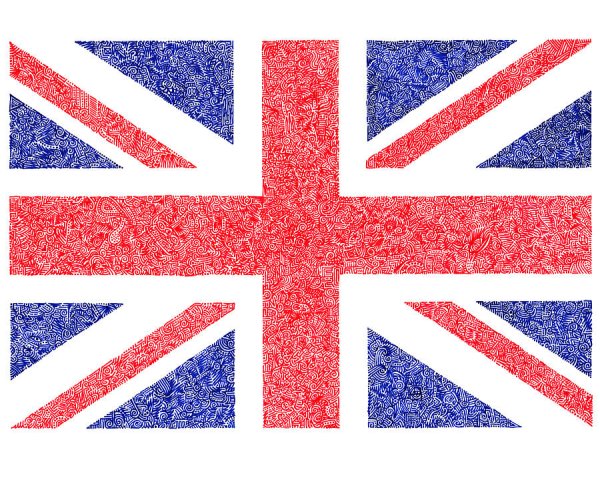Британский флаг рисунок