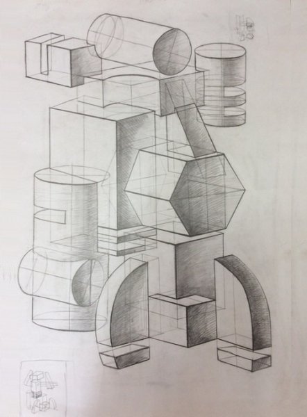 Композиция из геометрических тел