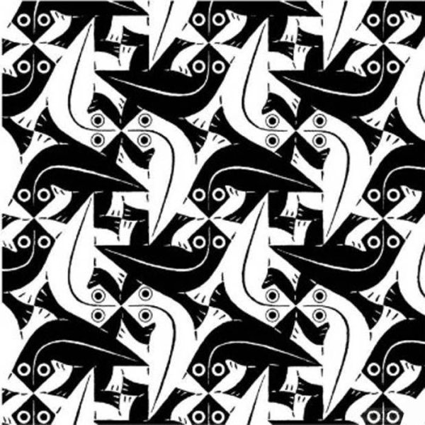 Паркет Эшера ящерицы