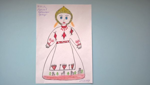 Эскиз национального костюма