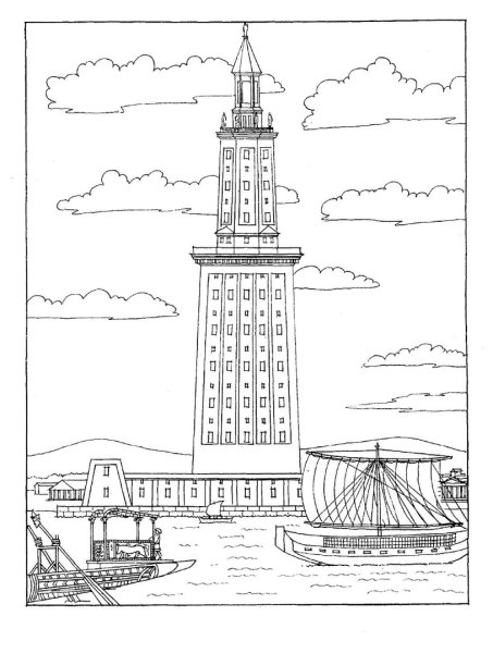 Фаросский Маяк семь чудес света