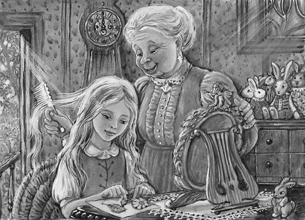 Кай и Герда рисунок