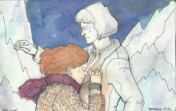 Герда Снежная Королева Андерсен иллюстрации