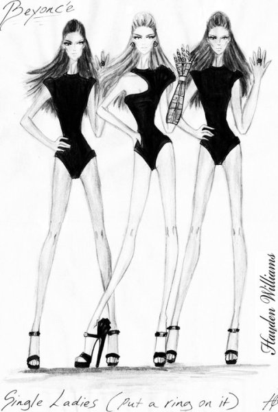 Модель карандашом