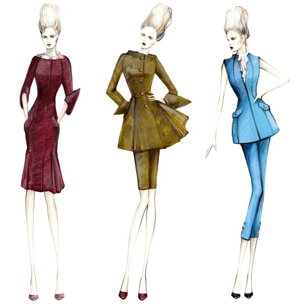 Рисовать одежду на моделях