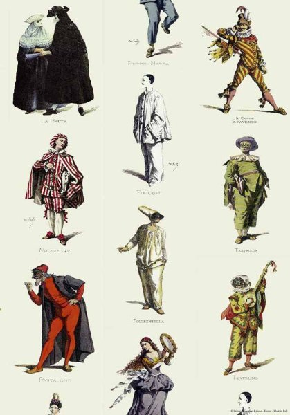 Персонажи итальянского театра дель арте