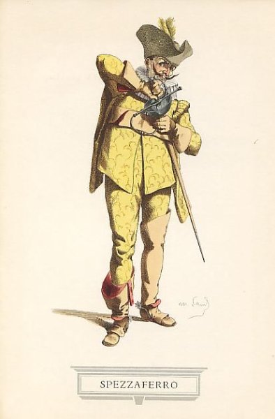 Пульчинелла комедия дель арте