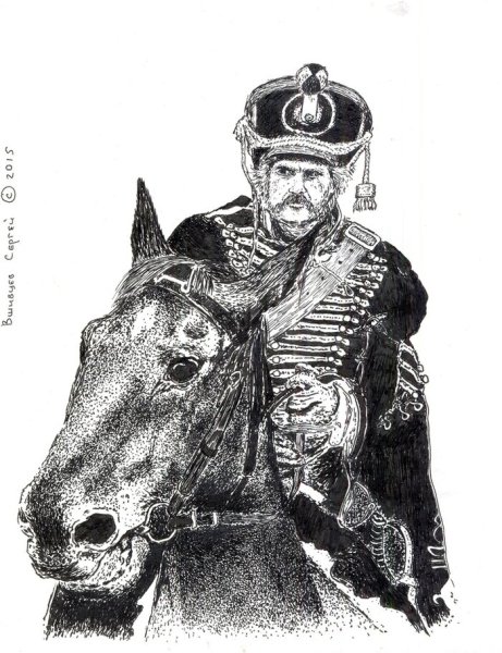 Гусар силуэт