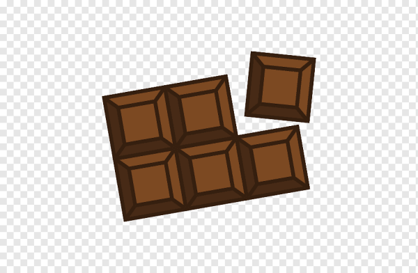 Нарисовать плитку шоколада