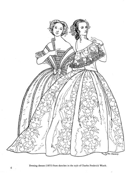 Эскиз костюма эпохи Возрождения 17 века