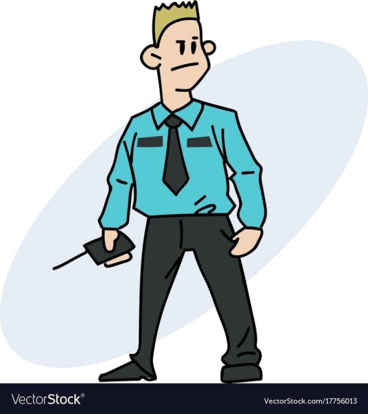 Охранник мультяшный