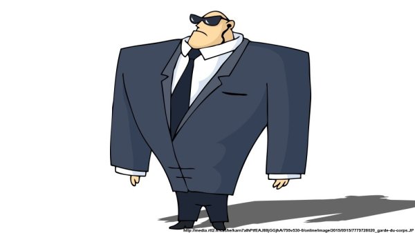 Охранник мультяшный