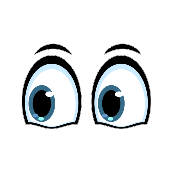 Глаза наклейки