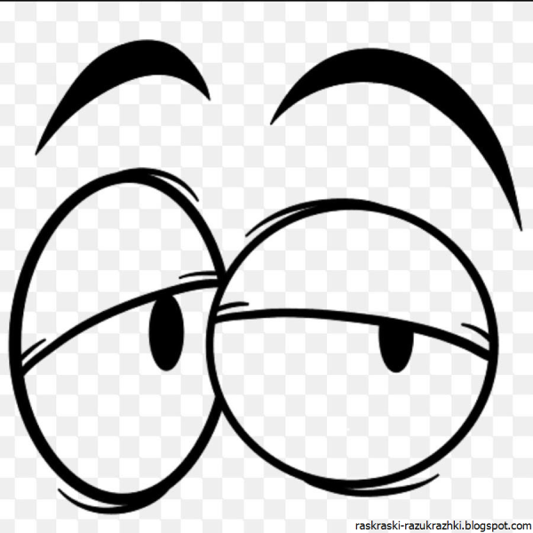 Глаза мультяшные