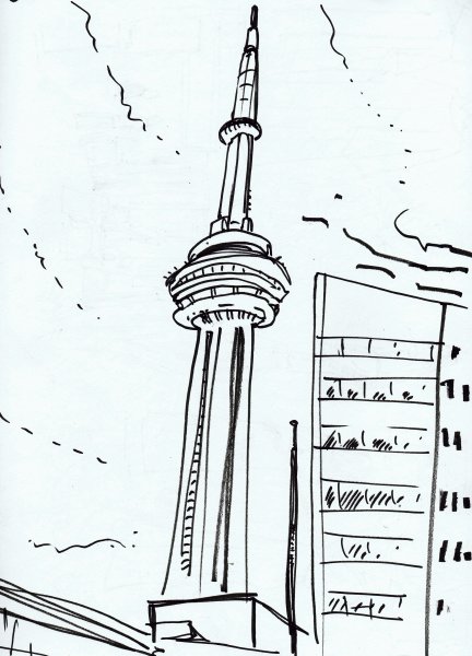 Телебашня Останкино раскраска