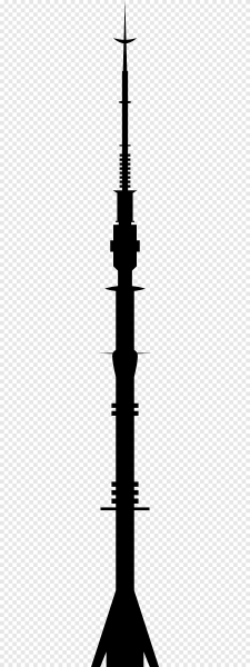 Останкинская телебашня контур