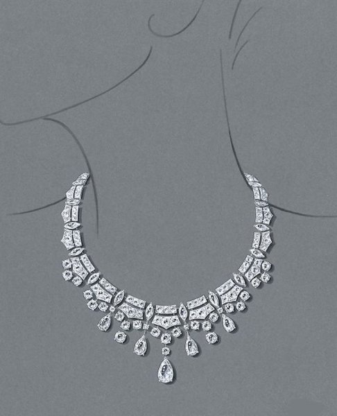 Эскизы колье