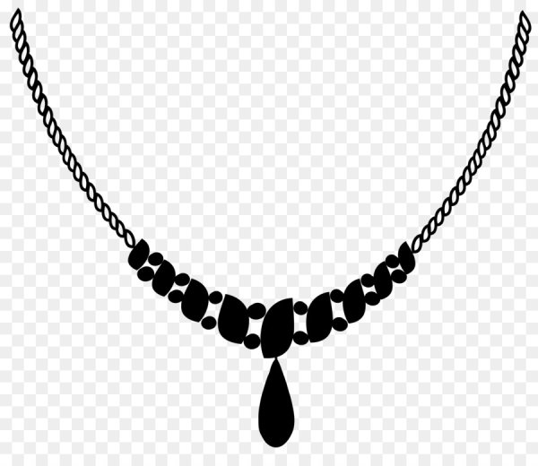 Бусы силуэт