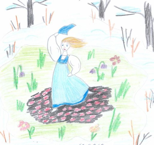 Огневушка поскакушка Бажов раскраска