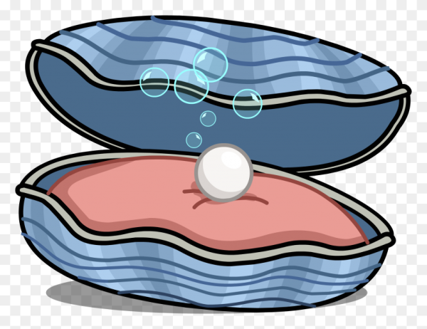 Устрица мультяшная