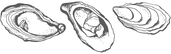 Устрицы мультяшные