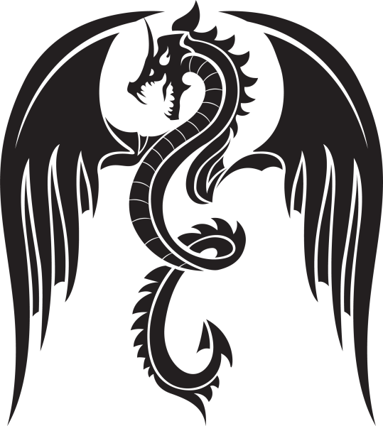 Тату дракон