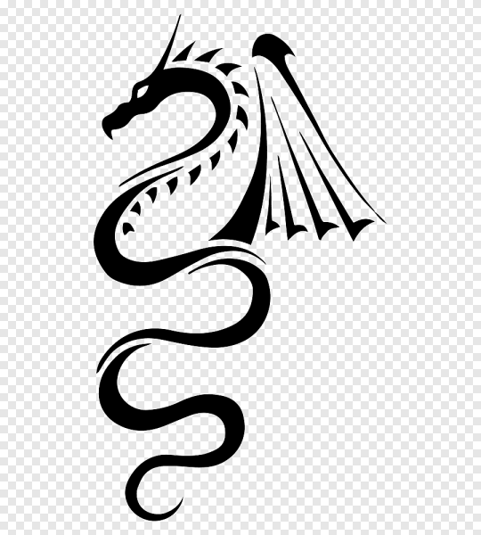 Китайский дракон СВГ