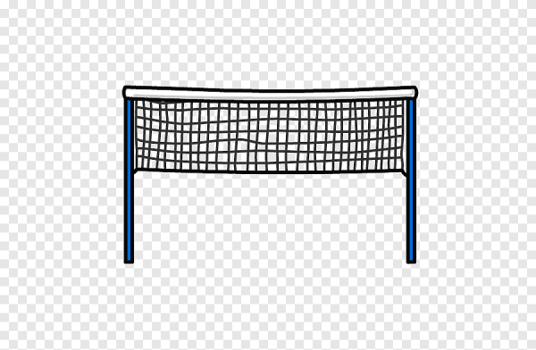 Волейбольная сетка на прозрачном фоне