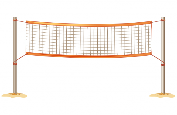 Сетка для волейбола без фона