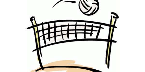 Волейбольная сетка нарисовать