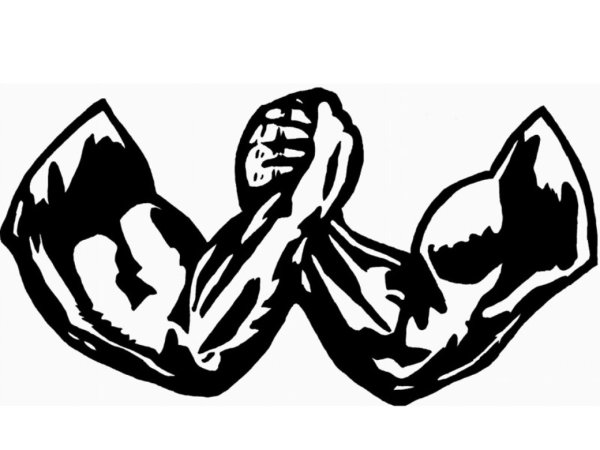 Армрестлинг руки вектор