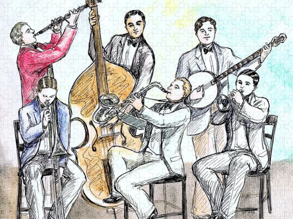 Оркестр раскраска