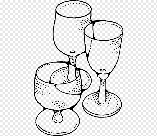 Бокал раскраска для детей