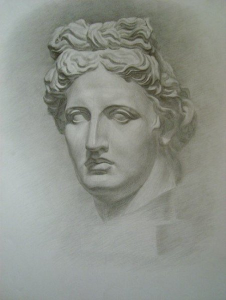 Аполлон Бельведерский голова