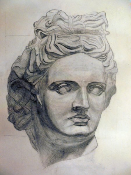 Аполлон Бельведерский голова