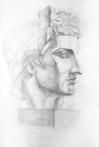 Аполлон Бельведерский голова