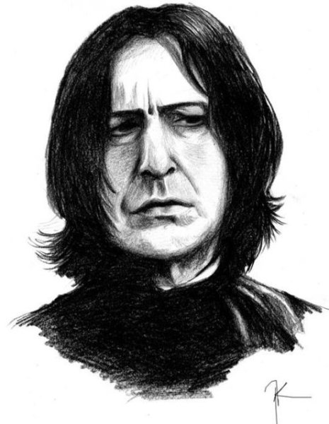 Северус Снейп портрет