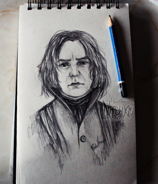 Мертвый Северус Снегг