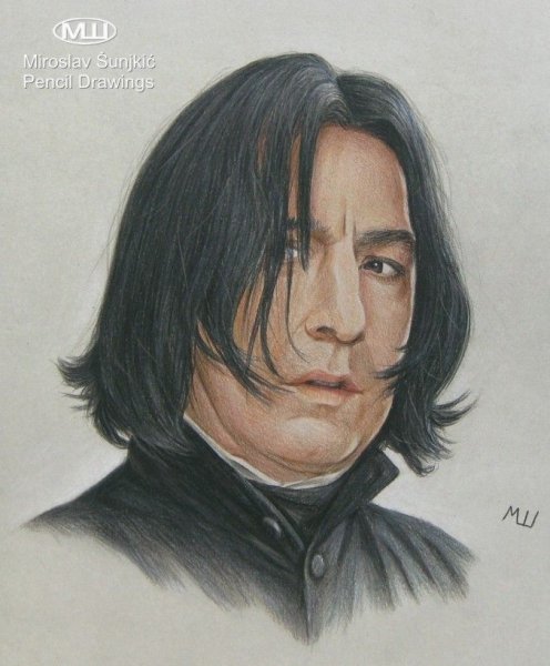 Северус Снейп срисовки