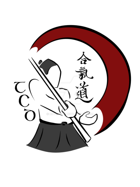 Айкидо боевые искусства Японии значок